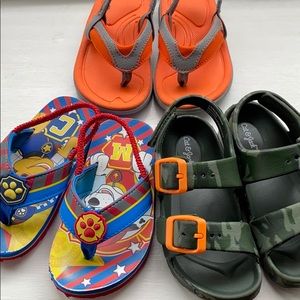 3Pair of Toddler Sandals size 7/8 Bundle